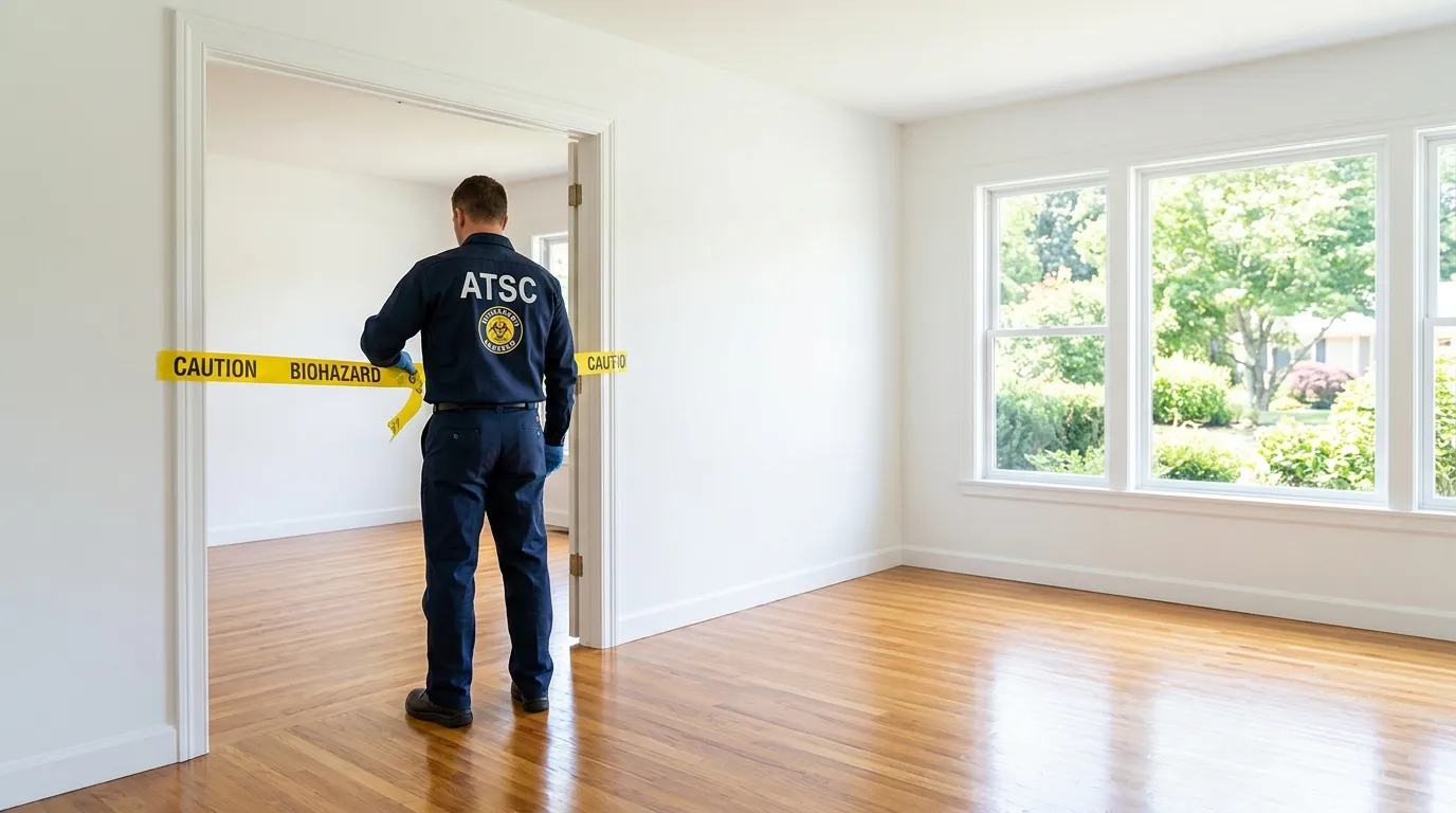 Certified biohazard cleanup crew performing Crime Scene Cleanup in Picture Rocks